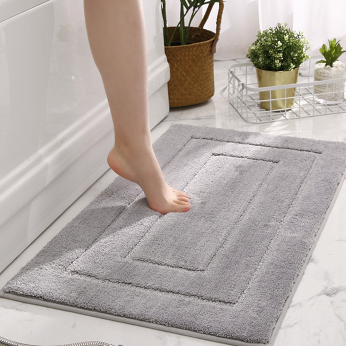 🍀Microfiber Bathroom Mat