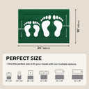 Christmas Red & Green Bath Rug