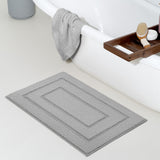 0.8" Thick Grey Microfiber Rug Mat