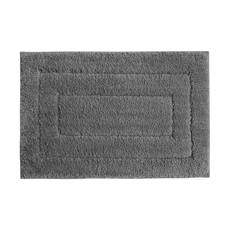 0.8" Thick Grey Microfiber Rug Mat