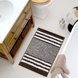 Shaggy Striped Bath Mat – Choose from 4 Colors