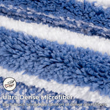 Shaggy Striped Bath Mat – Choose from 4 Colors