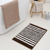 Shaggy Striped Bath Mat – Choose from 4 Colors