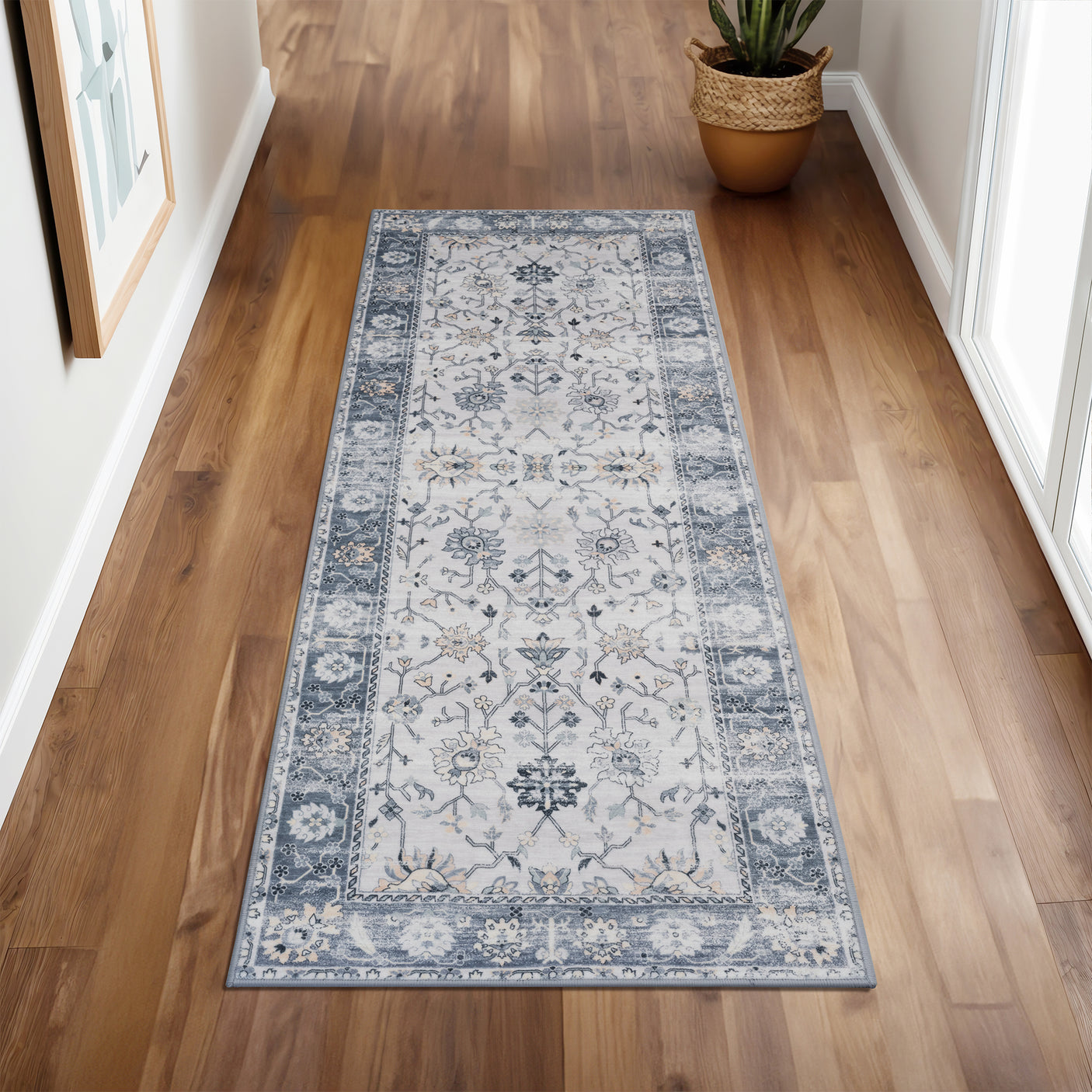 Runner Rug for Hallways, 2'x6' / 2'x8'