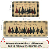 Pack of 2 - Christmas Kitchen Mat