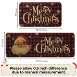 Pack of 2 - Christmas Kitchen Mat