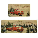 Pack of 2 - Christmas Kitchen Mat