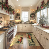 Pack of 2 - Christmas Kitchen Mat