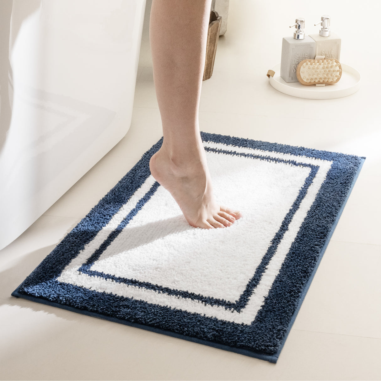 Microfiber Bath Mats - 3 color for 2 sizes