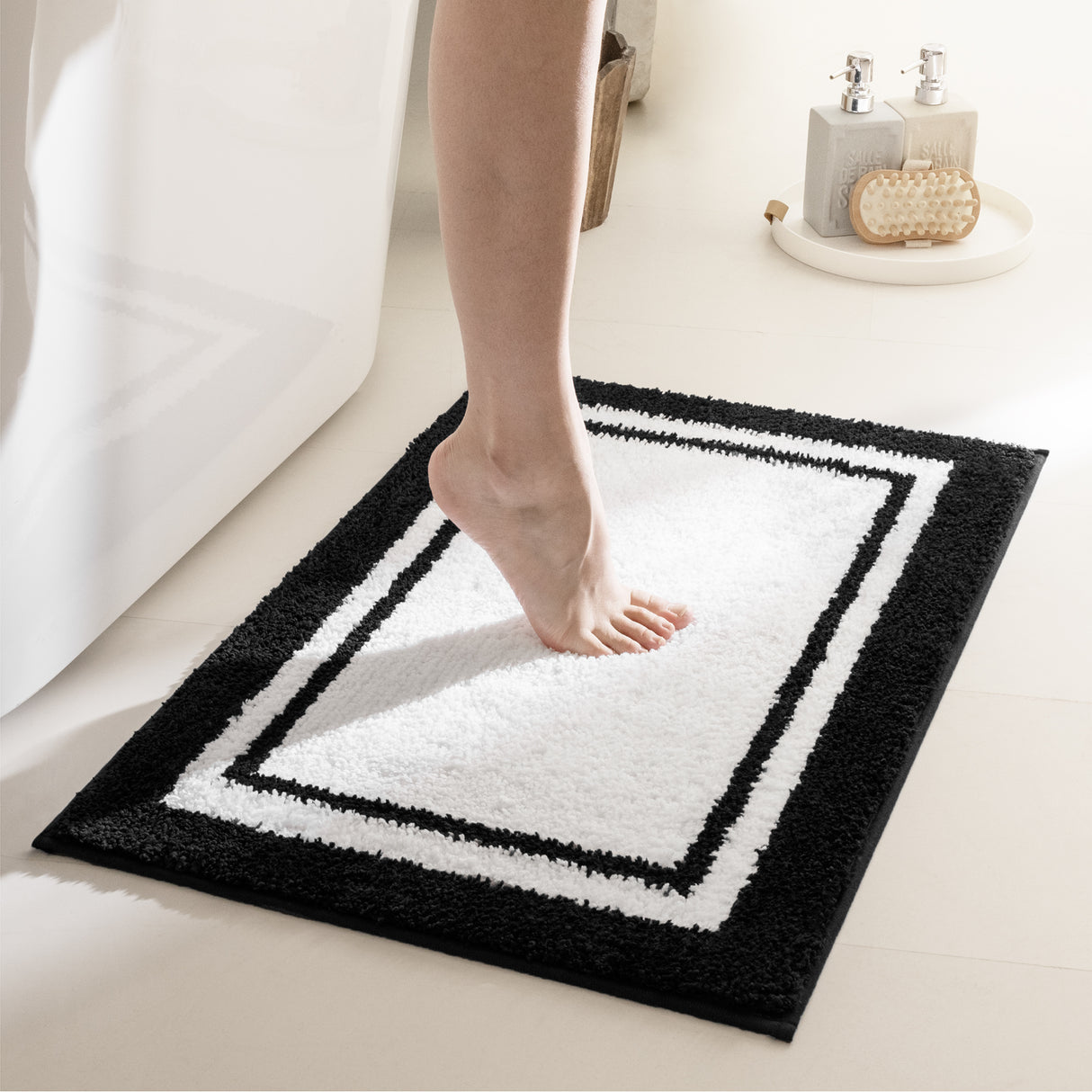 Microfiber Bath Mats - 3 color for 2 sizes