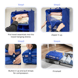 3-Shelf Portable Hanging Packing Organizer