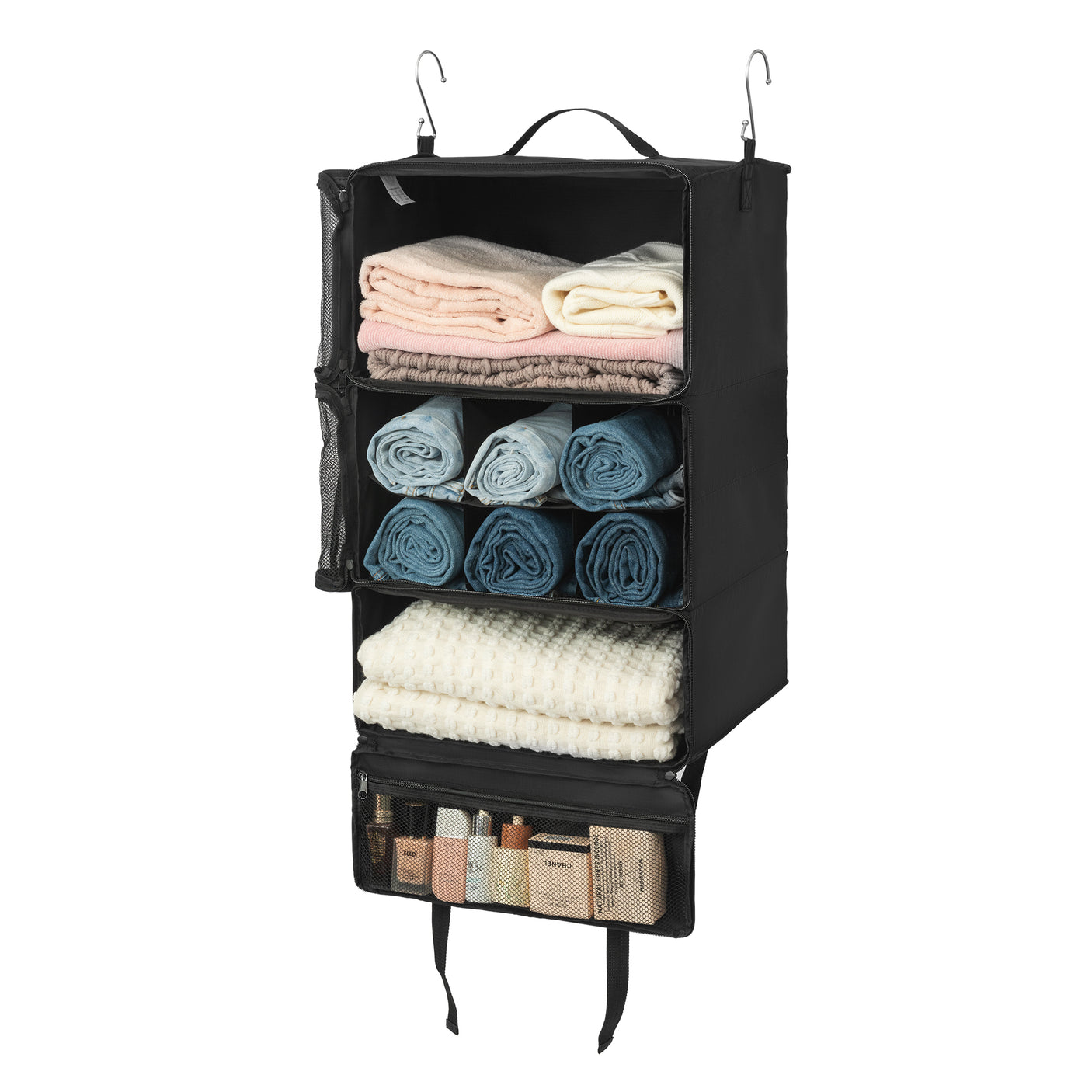 3-Shelf Portable Hanging Packing Organizer