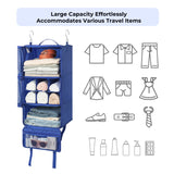 3-Shelf Portable Hanging Packing Organizer