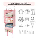 3-Shelf Portable Hanging Packing Organizer