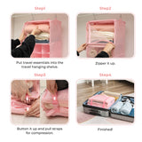 3-Shelf Portable Hanging Packing Organizer