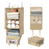 3-Shelf Portable Hanging Packing Organizer