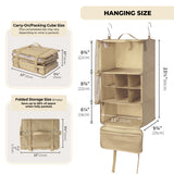 3-Shelf Portable Hanging Packing Organizer