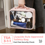 TSA-approved Clear Toiletry Bag