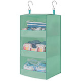 3-Shelf Collapsible Hanging Closet Organizer