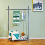 3-Shelf Collapsible Hanging Closet Organizer